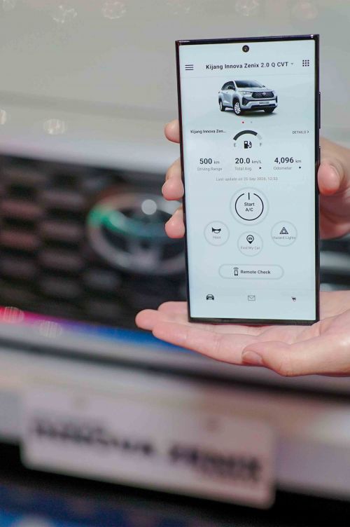 T Intouch with Toyota Remote, Pertama Hadir pada Kijang Innova Zenix